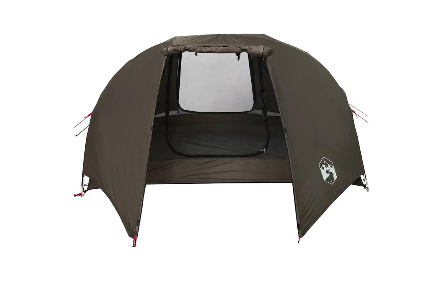 Vidaxl Fishing Tent 5-person Brown Waterproof-7