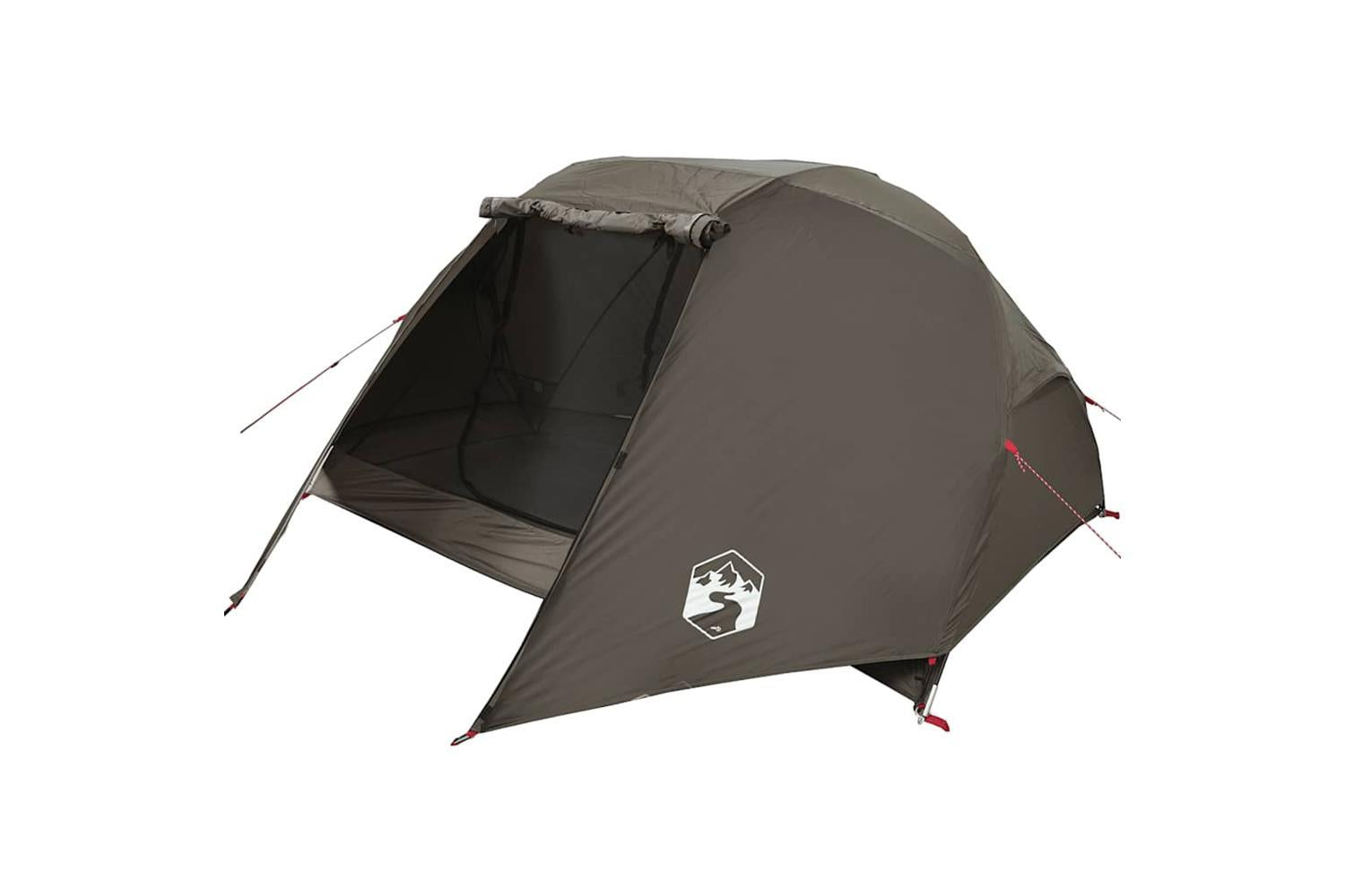Vidaxl Fishing Tent 5-person Brown Waterproof-8