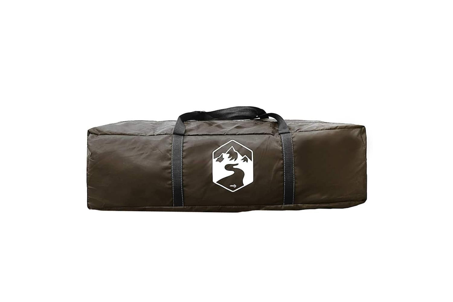 Vidaxl Fishing Tent 5-person Brown Waterproof-9