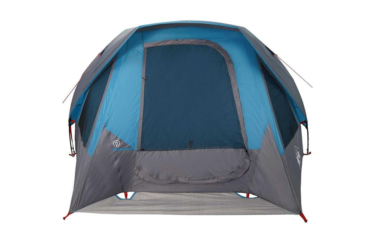 Vidaxl Camping Tent Cabin 4-person Blue Waterproof-6
