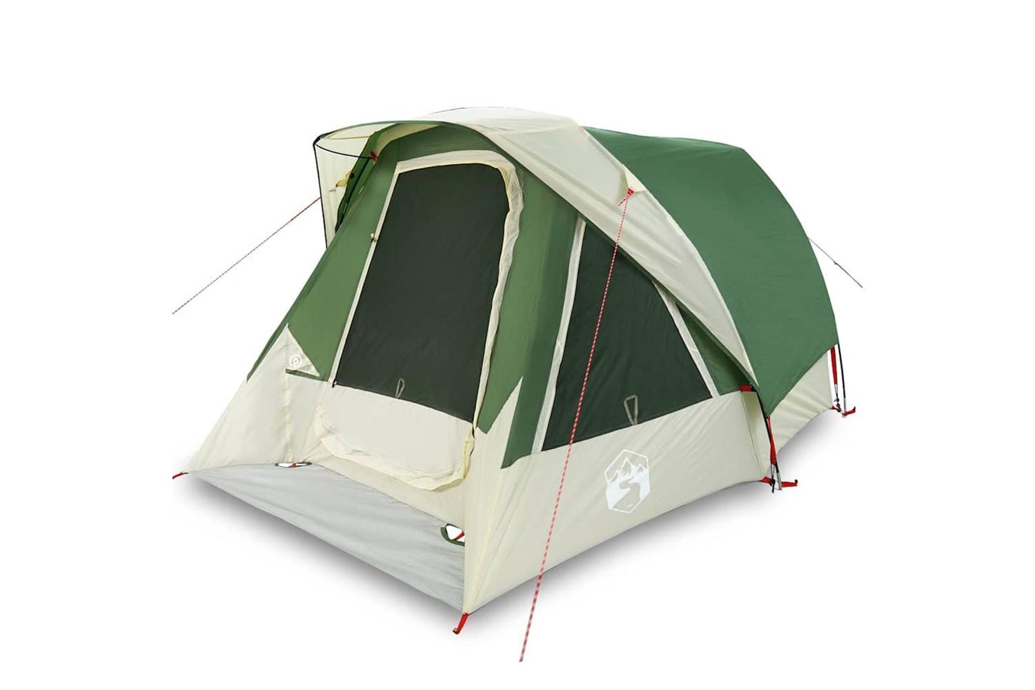 Vidaxl Family Tent Cabin 6-person Green Waterproof-2