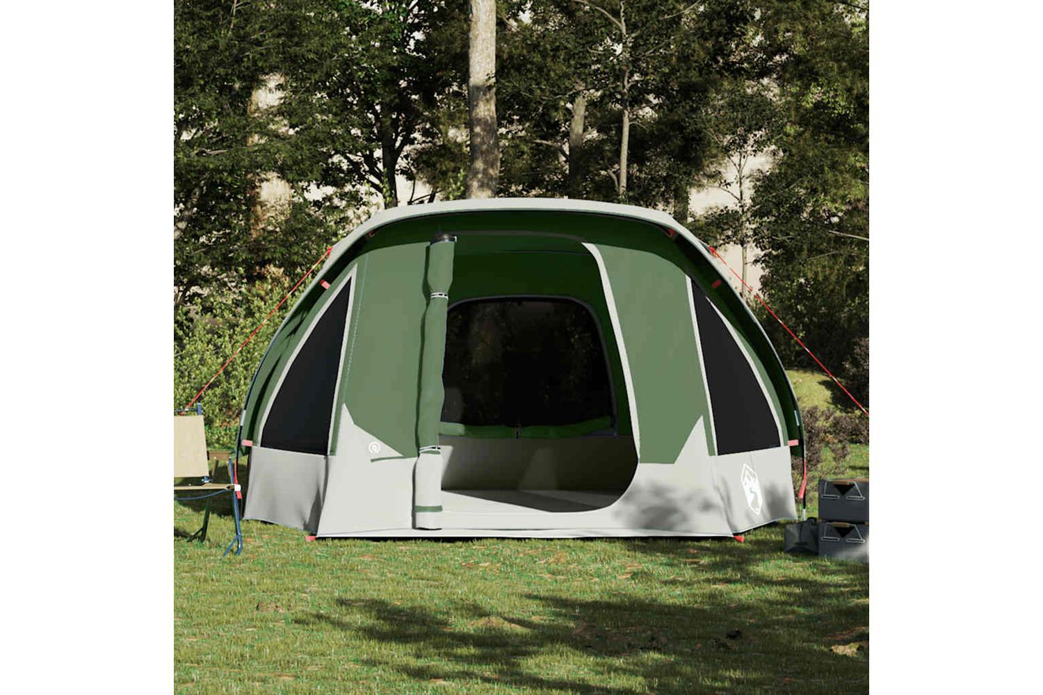 Vidaxl Family Tent Cabin 6-person Green Waterproof-4