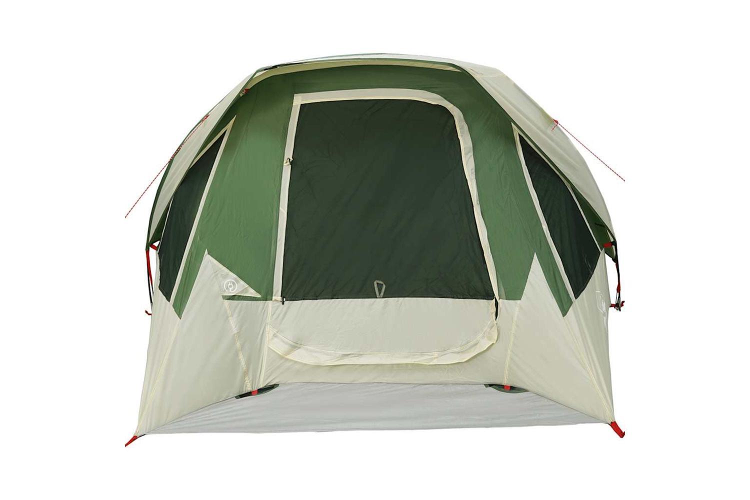 Vidaxl Family Tent Cabin 6-person Green Waterproof-5