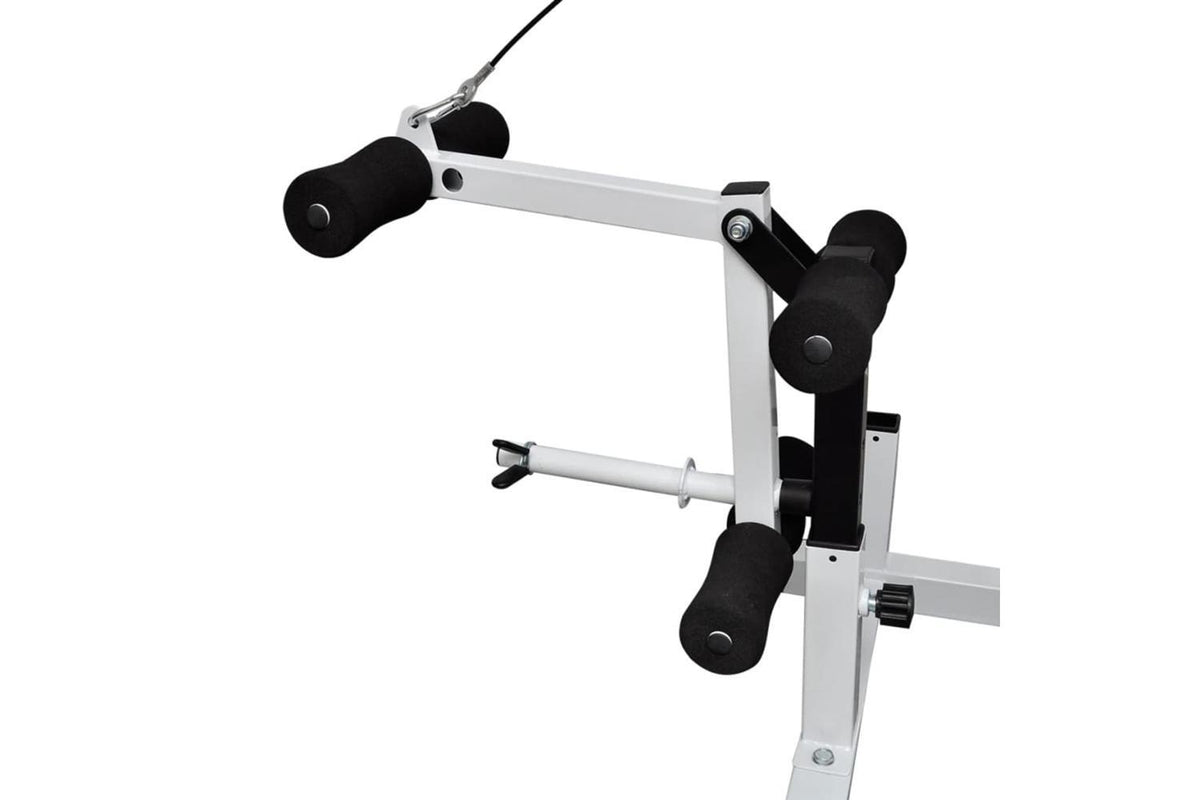 Vidaxl Weight Bench With Weight Rack, Barbell And Dumbbell Set 30.5kg-5