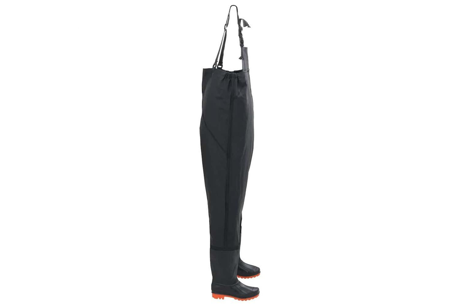 Vidaxl Chest Waders With Boots Black Size 41-3