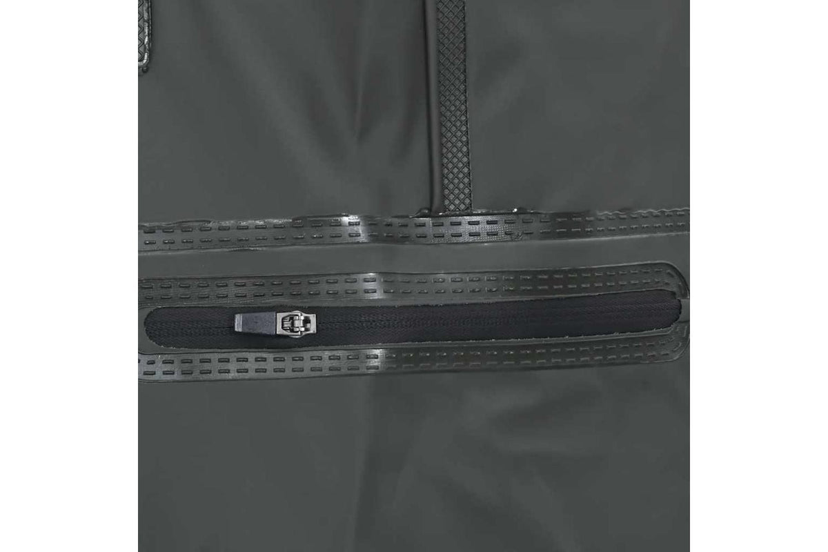 Vidaxl Chest Waders With Boots And Belt Dark Green Size 38-7