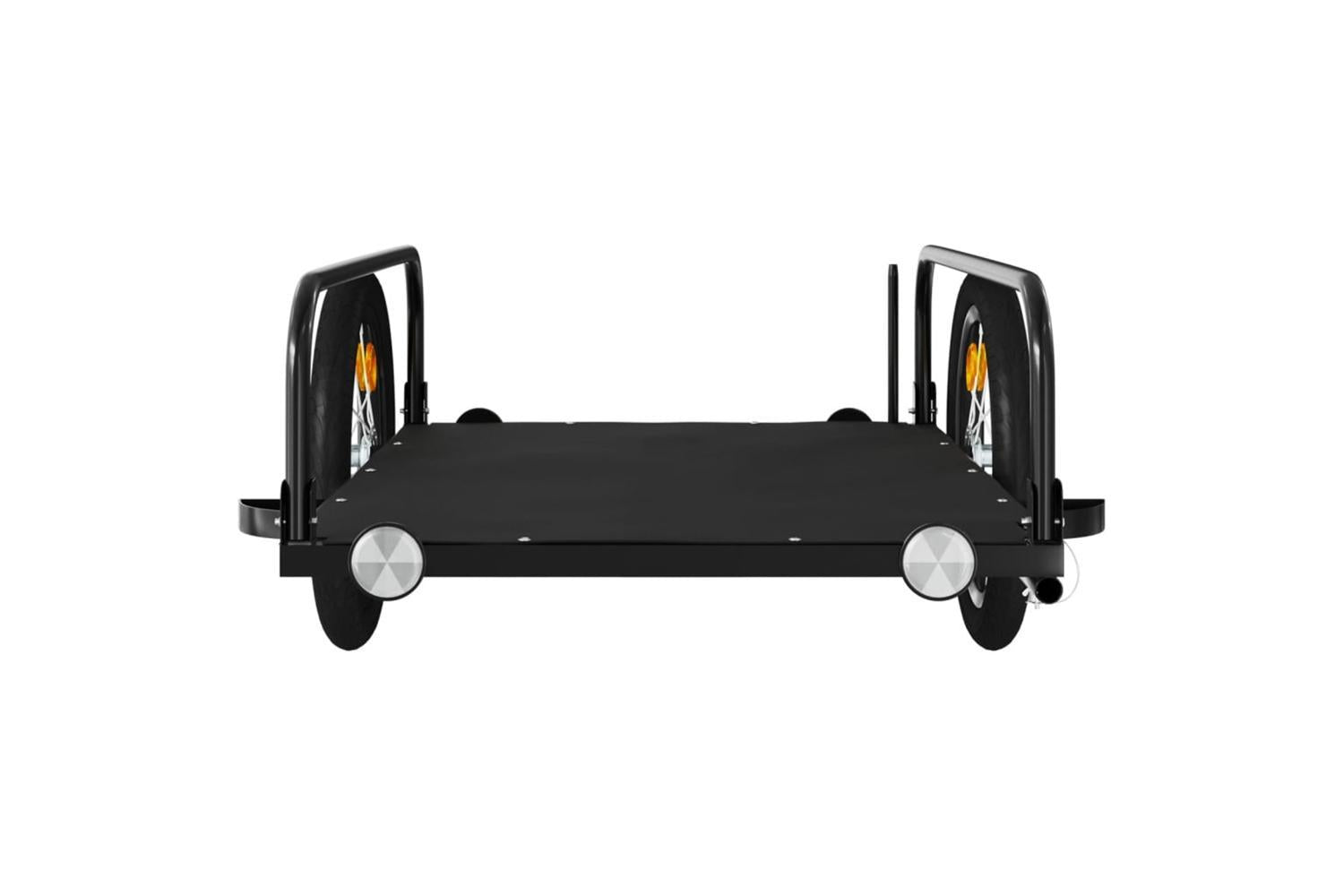 Vidaxl Bike Trailer Black 126x63x34 Cm Iron-5