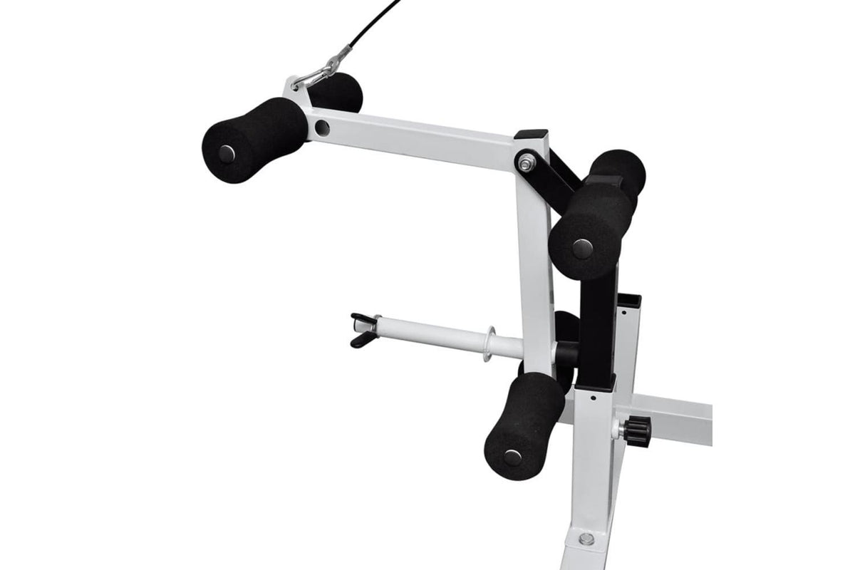 Vidaxl Weight Bench With Weight Rack, Barbell And Dumbbell Set 60.5kg-6