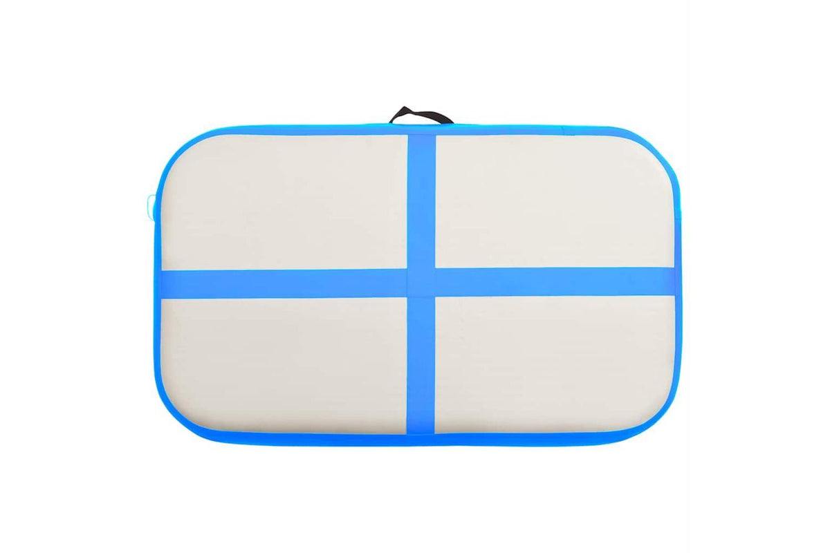 Vidaxl Inflatable Gymnastics Mat With Pump 60x100x20 Cm Pvc Blue-4
