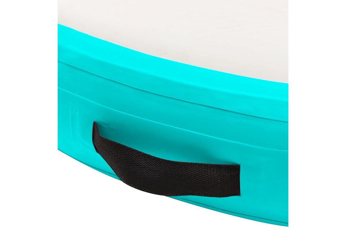 Vidaxl Inflatable Gymnastic Mat With Pump 100x100x10 Cm Pvc Green-6