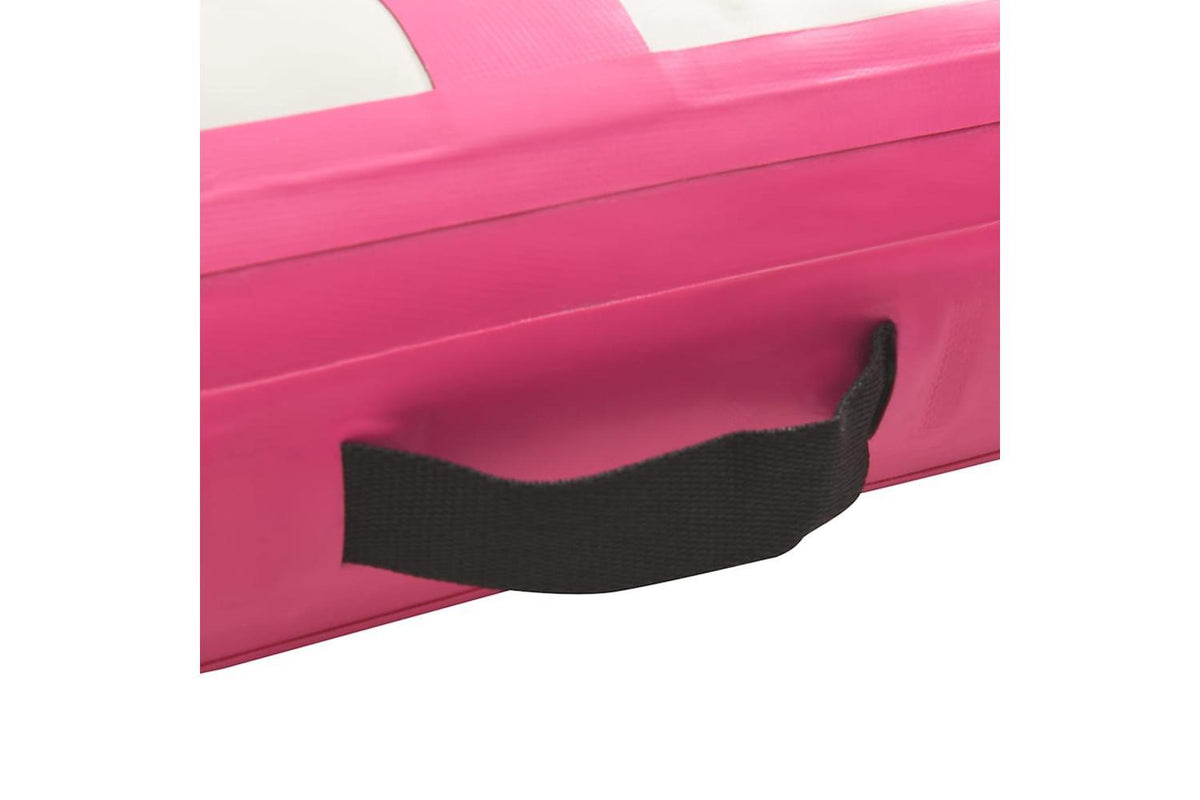 Vidaxl Inflatable Gymnastics Mat With Pump 60x100x10 Cm Pvc Pink-5