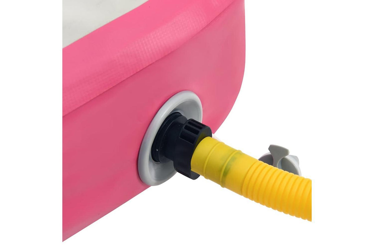 Vidaxl Inflatable Gymnastics Mat With Pump 60x100x10 Cm Pvc Pink-8