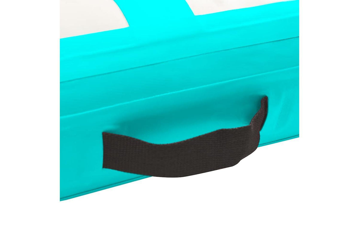 Vidaxl Inflatable Gymnastics Mat With Pump 60x100x15 Cm Pvc Green-5