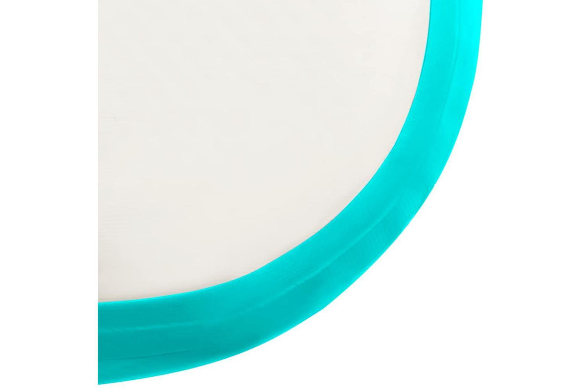Vidaxl Inflatable Gymnastics Mat With Pump 60x100x15 Cm Pvc Green-8