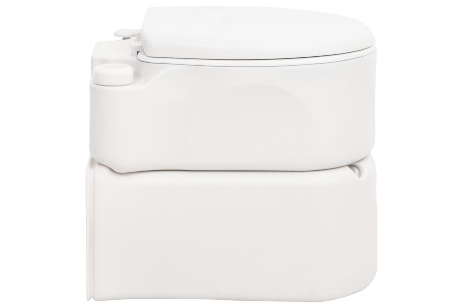 Vidaxl Integrated Camping Toilet White 24+17 L Hdpe&enamel-4