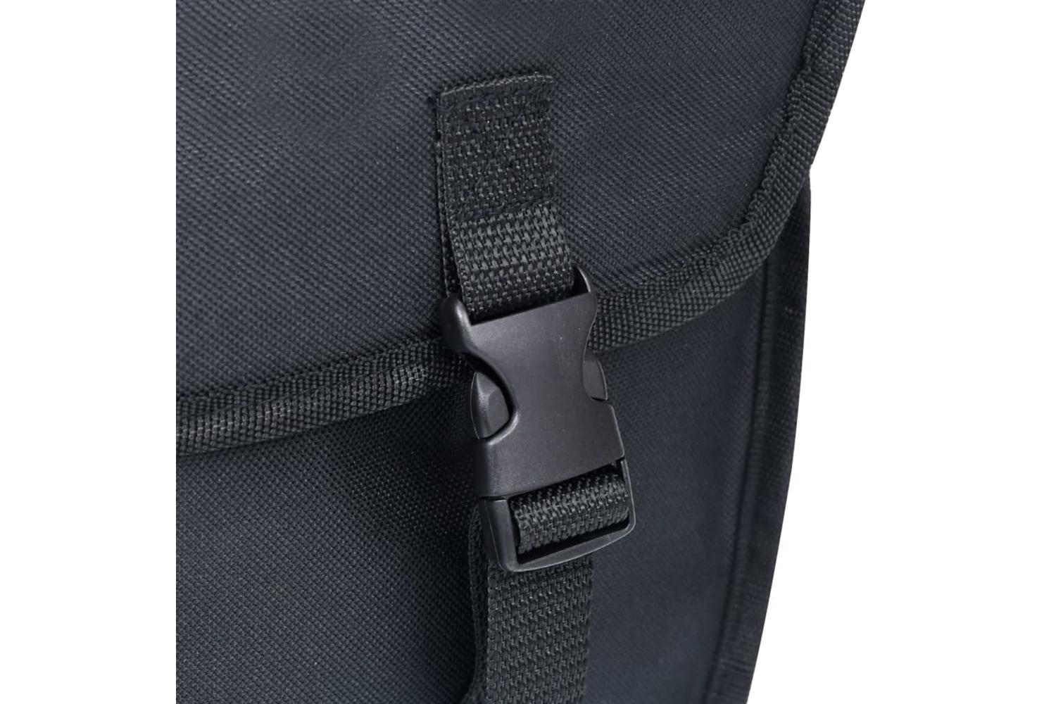 Vidaxl Single Bicycle Bag For Pannier Rack Waterproof 21 L Black-6