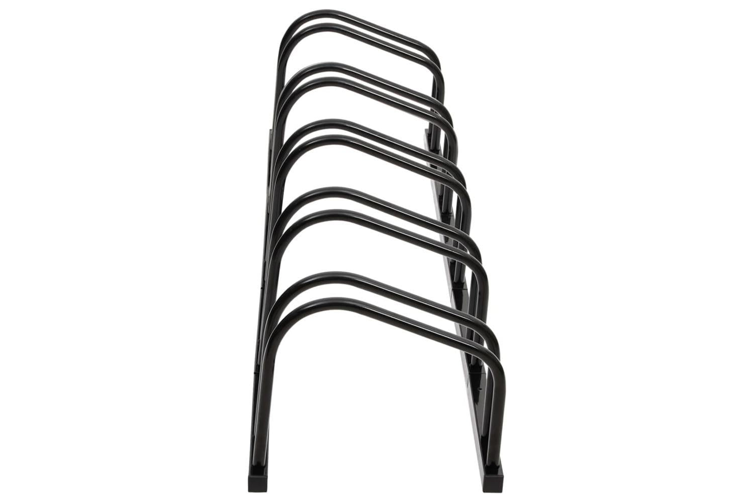 Vidaxl Bike Rack For 5 Bikes Black Steel-3