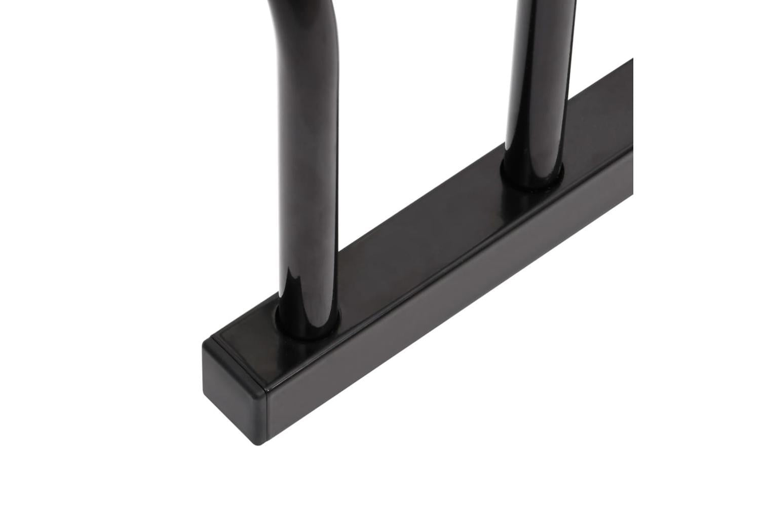 Vidaxl Bike Rack For 5 Bikes Black Steel-4