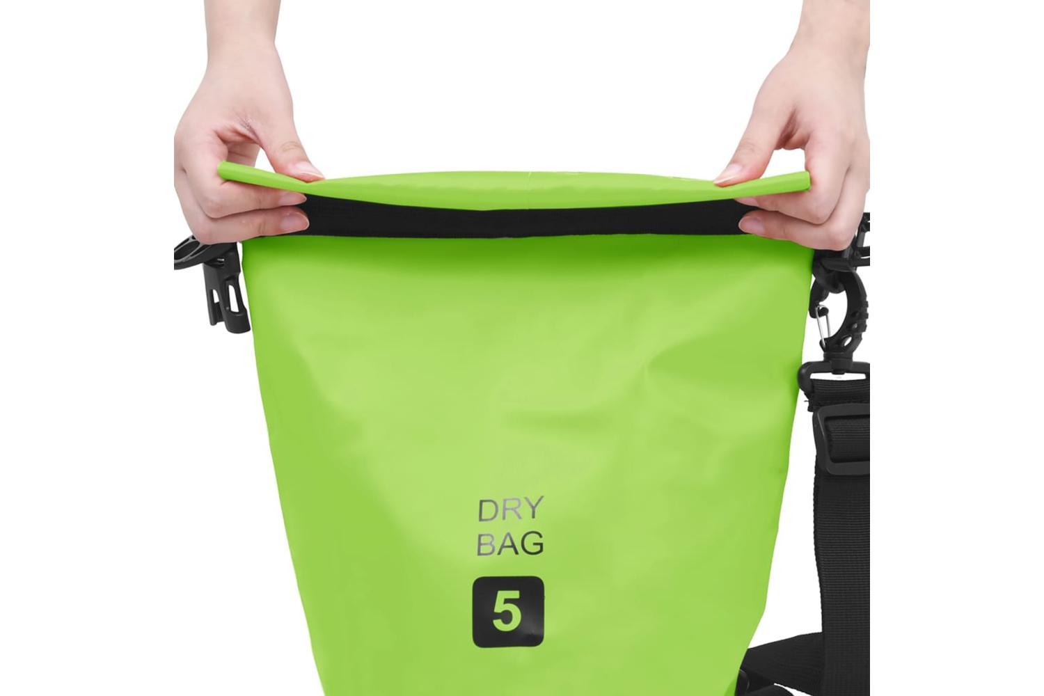 Vidaxl Dry Bag Green 5 L Pvc-2