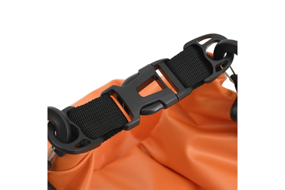 Vidaxl Dry Bag With Zipper Orange 20 L Pvc-6