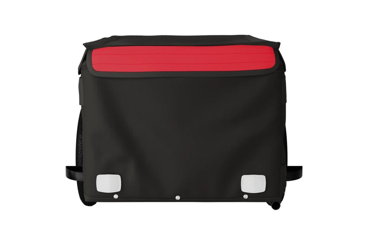 Vidaxl Bike Trailer Black And Red 30 Kg Iron-6