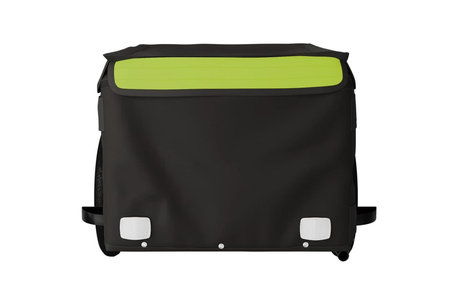 Vidaxl Bike Trailer Black And Green 30 Kg Iron-6