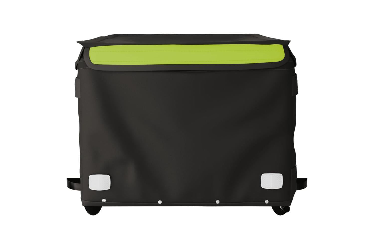 Vidaxl Bike Trailer Black And Green 45 Kg Iron-6