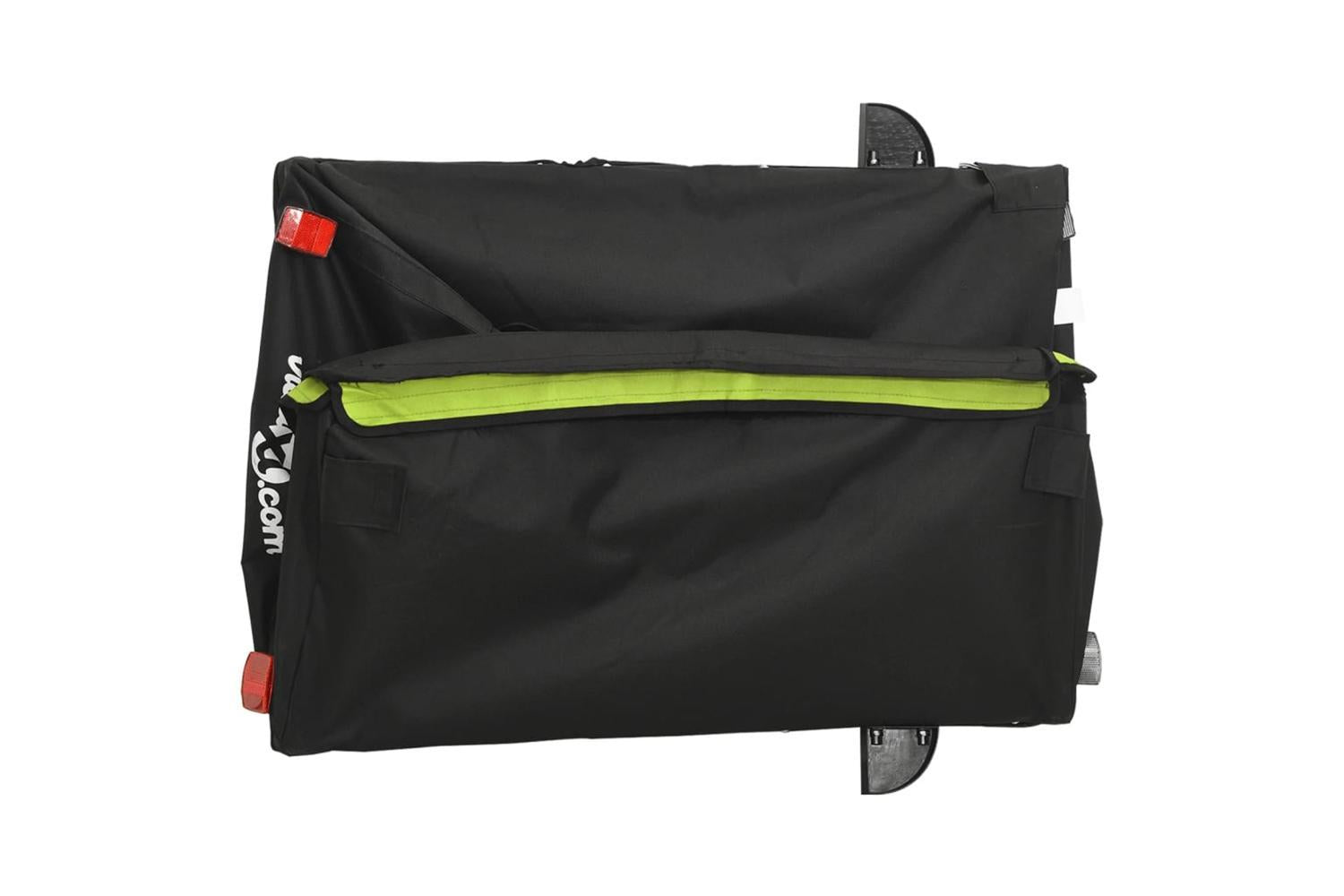 Vidaxl Bike Trailer Black And Green 45 Kg Iron-9