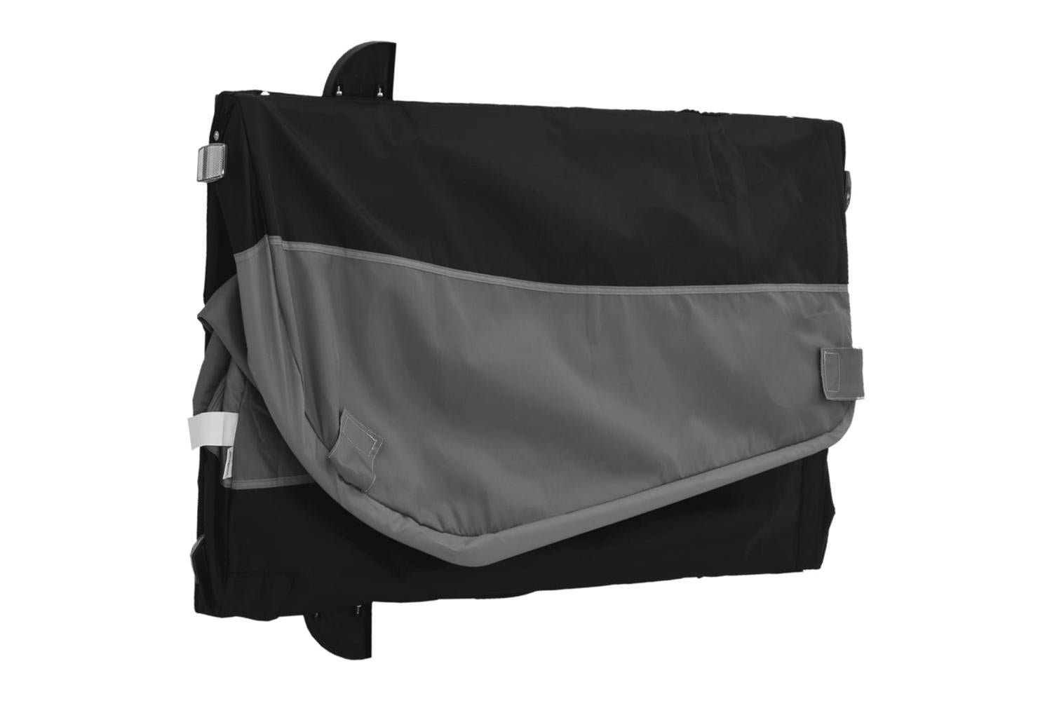 Vidaxl Bike Trailer Black And Grey 45 Kg Iron-9