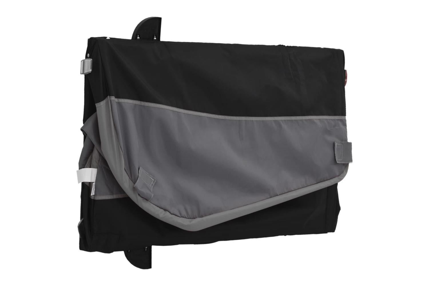 Vidaxl Bike Trailer Black And Grey 30 Kg Iron-9