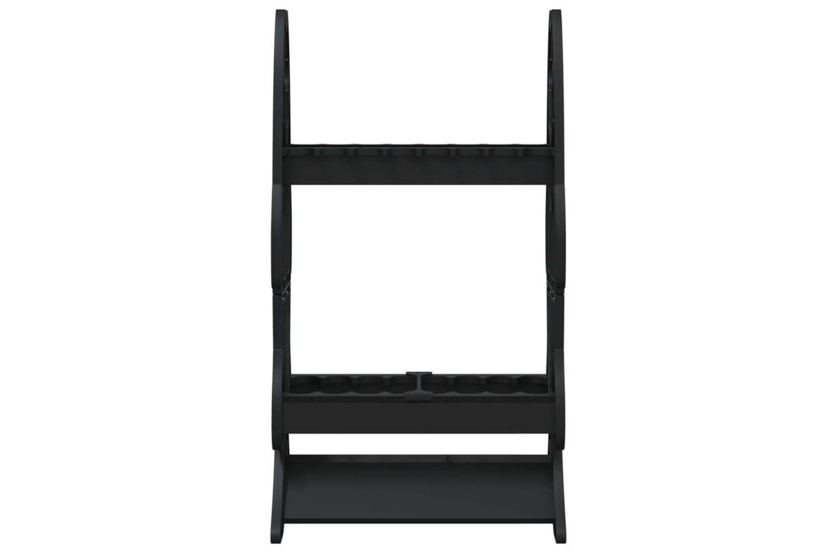 Vidaxl Fishing Rod Rack For 16 Rods Black-5