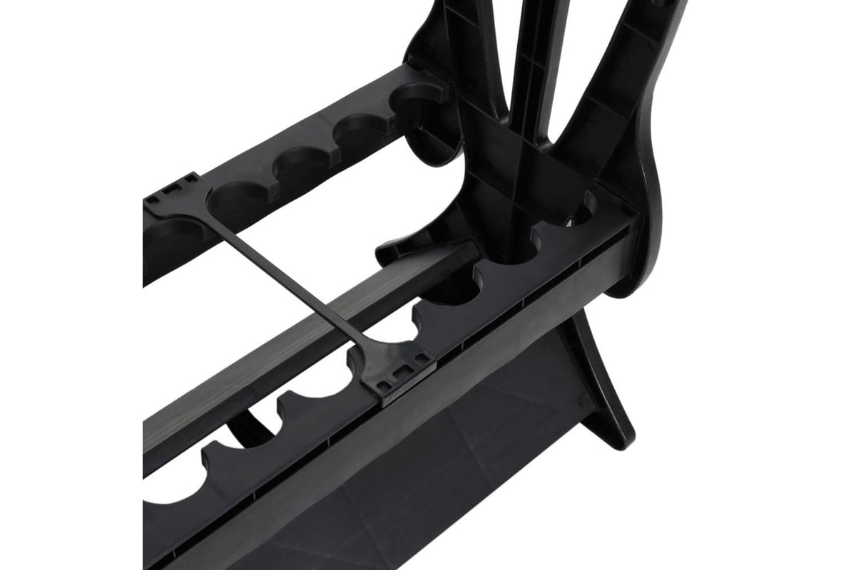 Vidaxl Fishing Rod Rack For 16 Rods Black-9