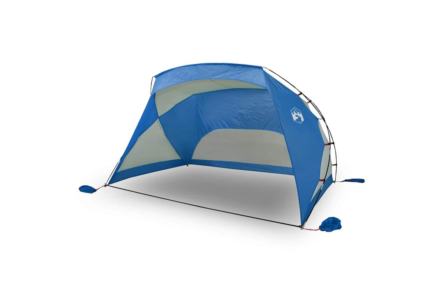 Vidaxl Beach Tent Azure Blue 274x178x170/148 Cm 185t Polyester-2