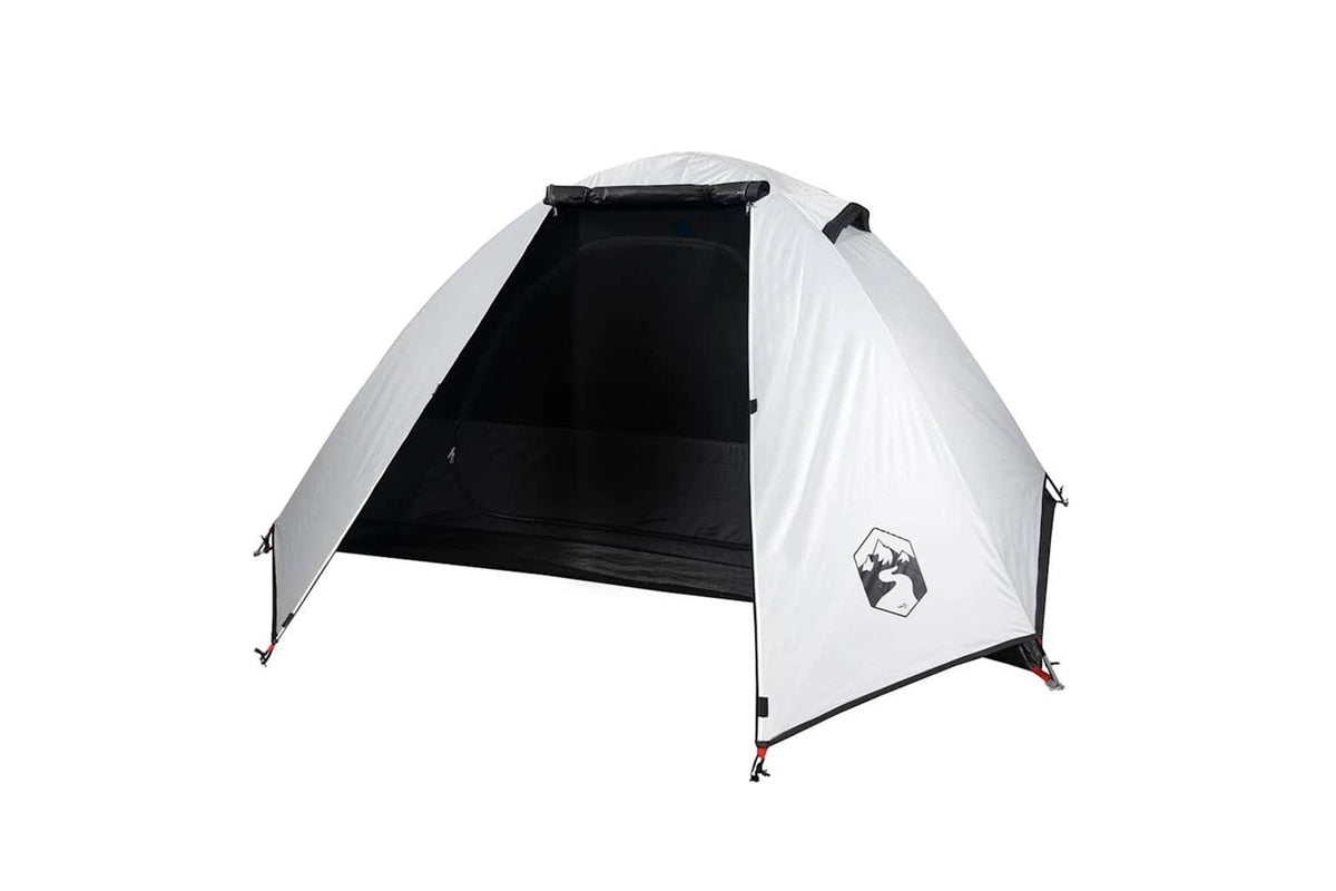 Vidaxl Camping Tent Dome 2-person White Blackout Fabric Waterproof-4