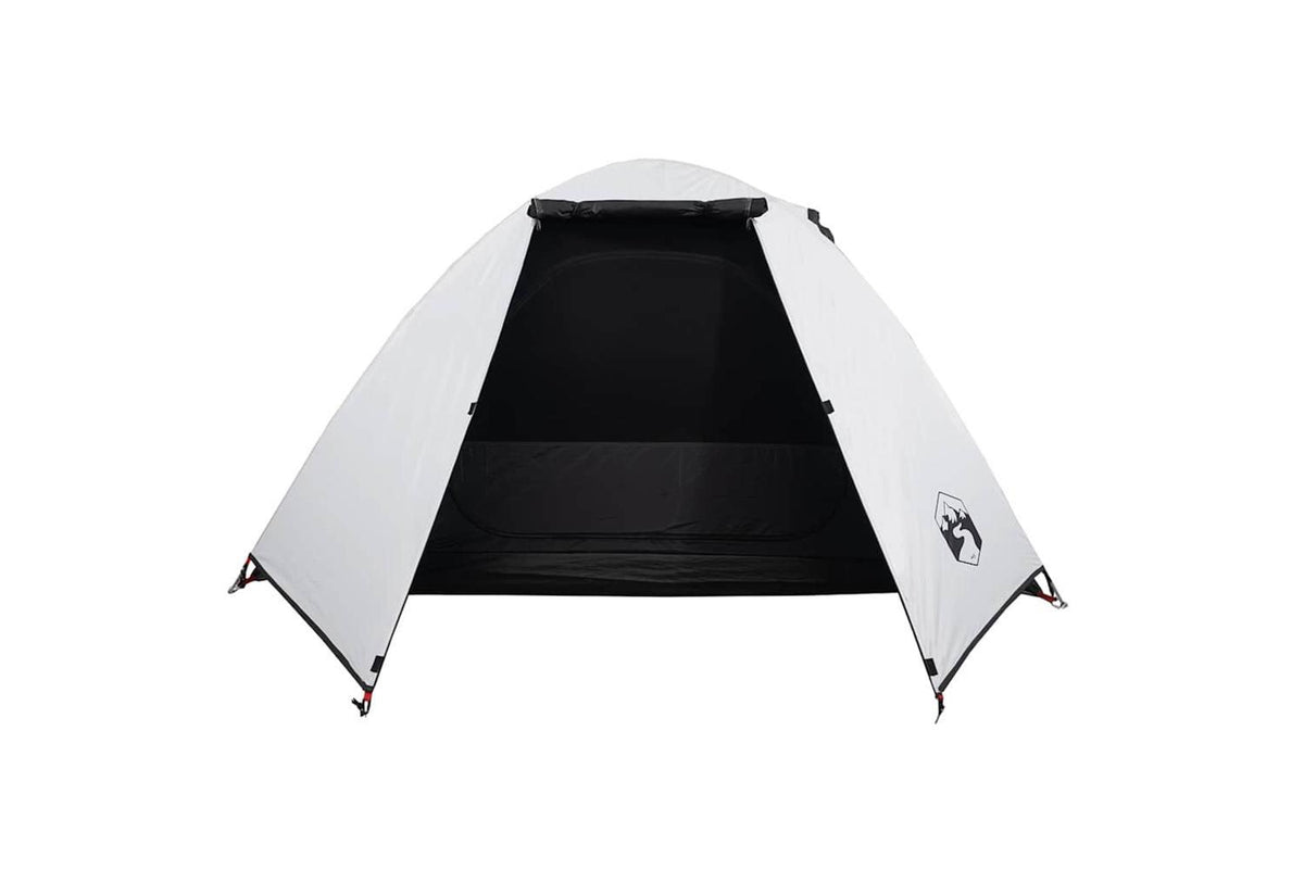 Vidaxl Camping Tent Dome 2-person White Blackout Fabric Waterproof-5