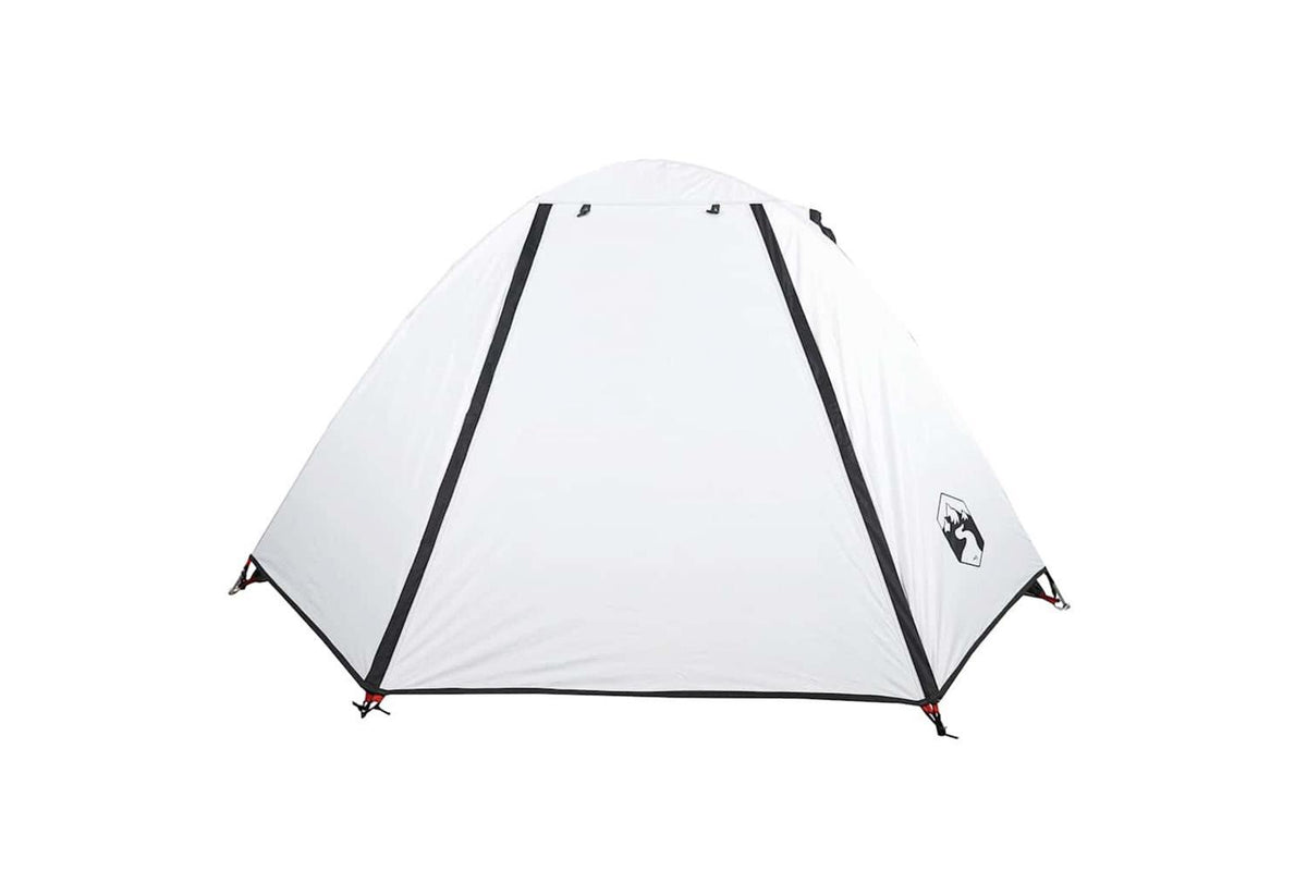 Vidaxl Camping Tent Dome 2-person White Blackout Fabric Waterproof-6