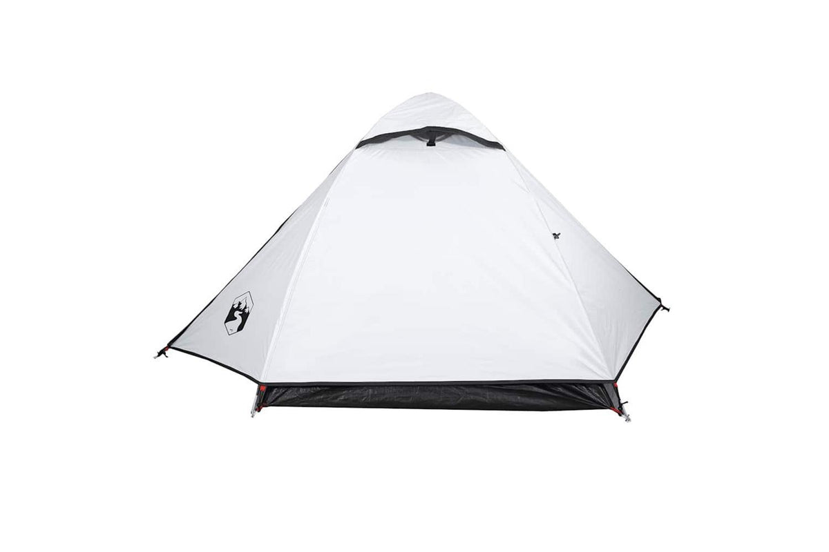Vidaxl Camping Tent Dome 2-person White Blackout Fabric Waterproof-7