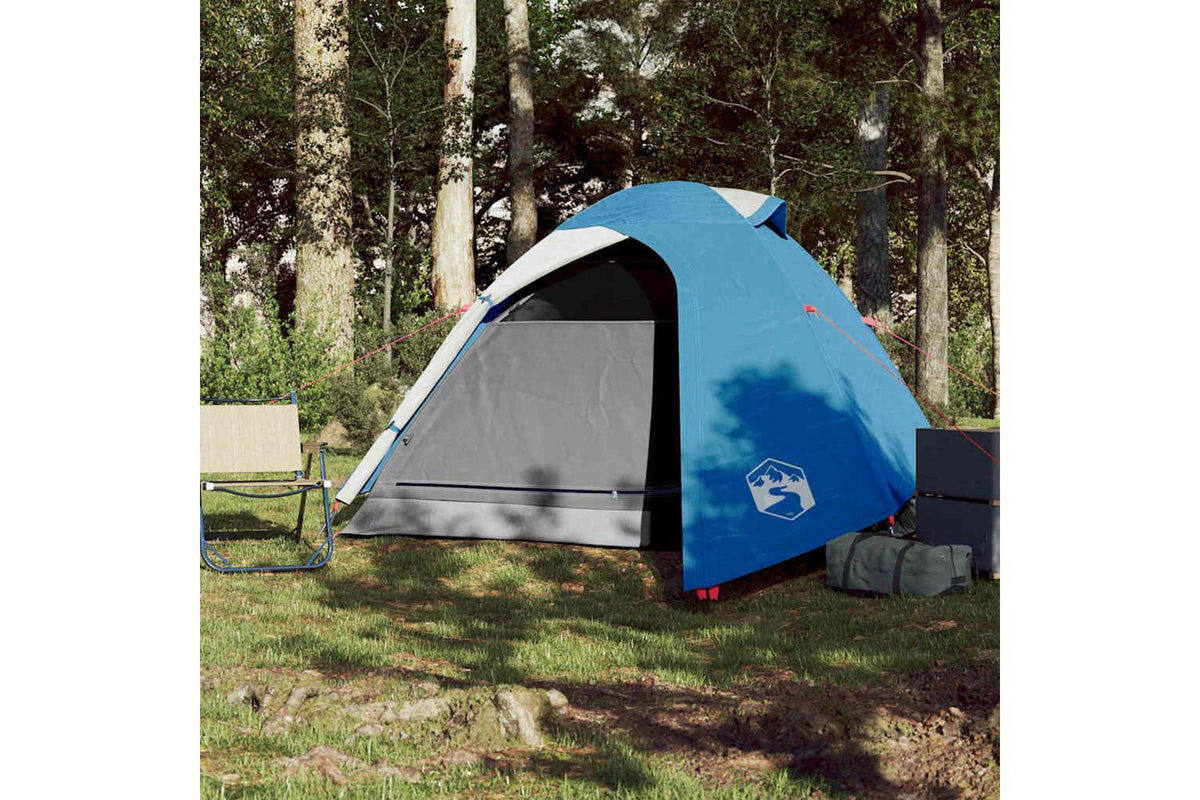 Vidaxl Camping Tent Dome 3-person Blue Waterproof-3