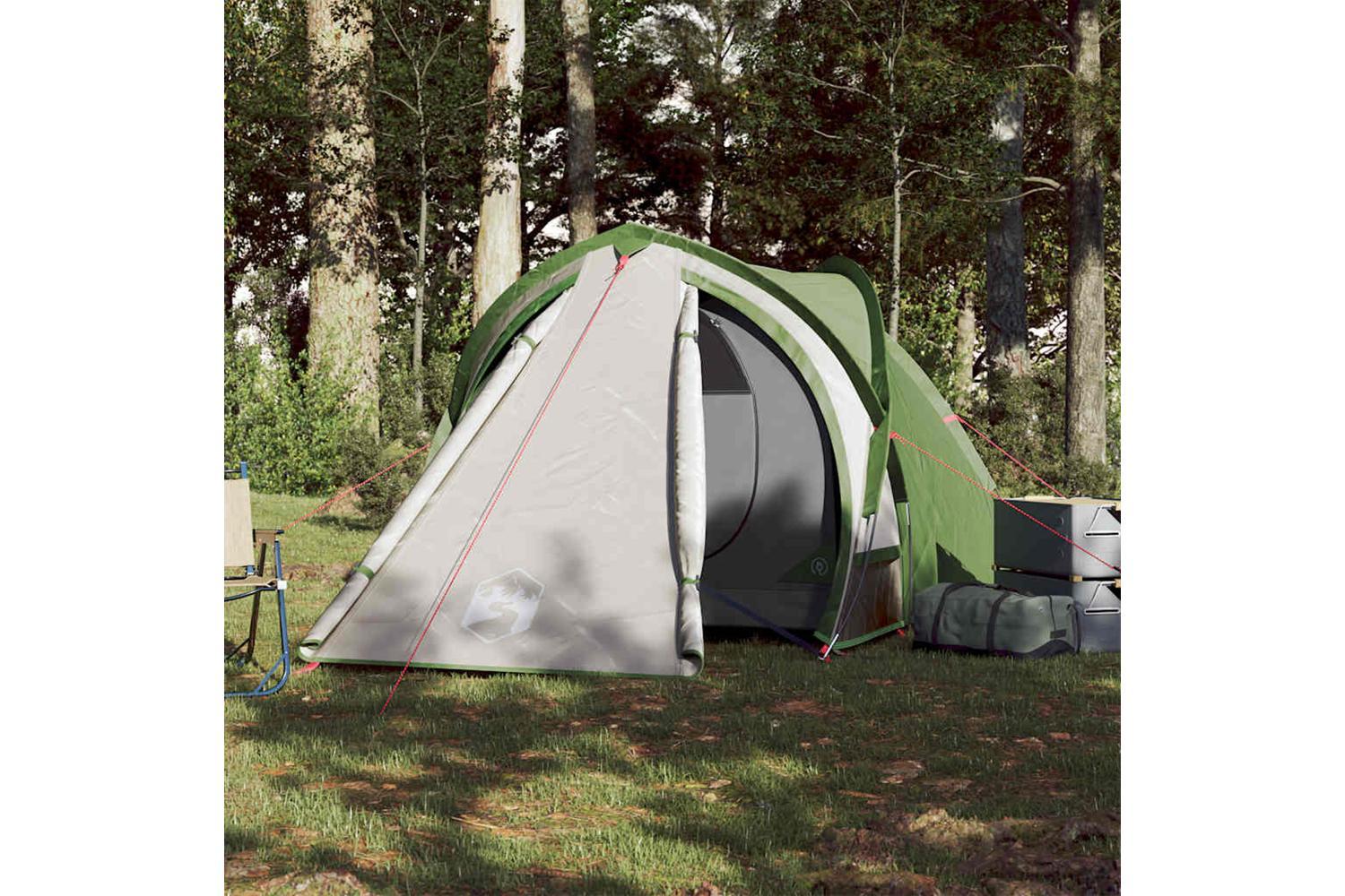 Vidaxl Camping Tent Dome 2-person Green Waterproof-3