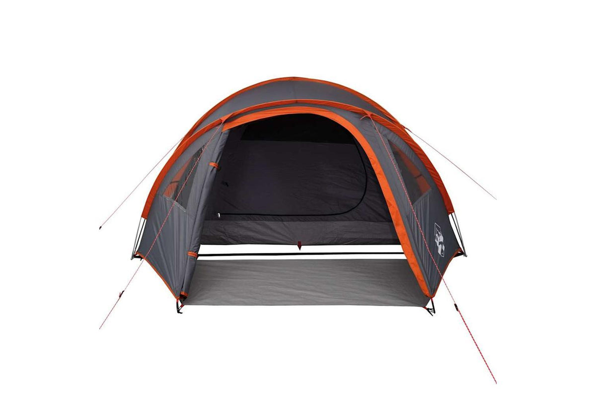 Vidaxl Camping Tent Dome 4-person Orange Waterproof-5