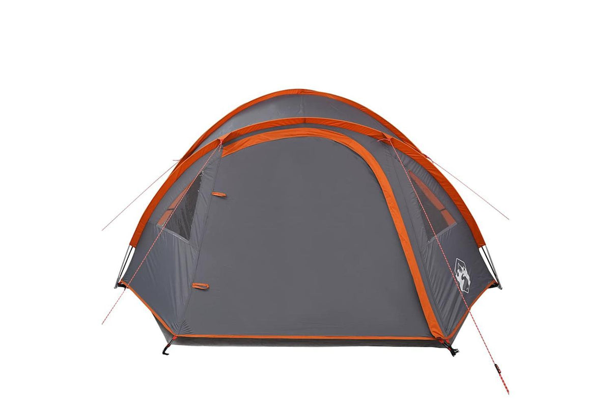 Vidaxl Camping Tent Dome 4-person Orange Waterproof-6