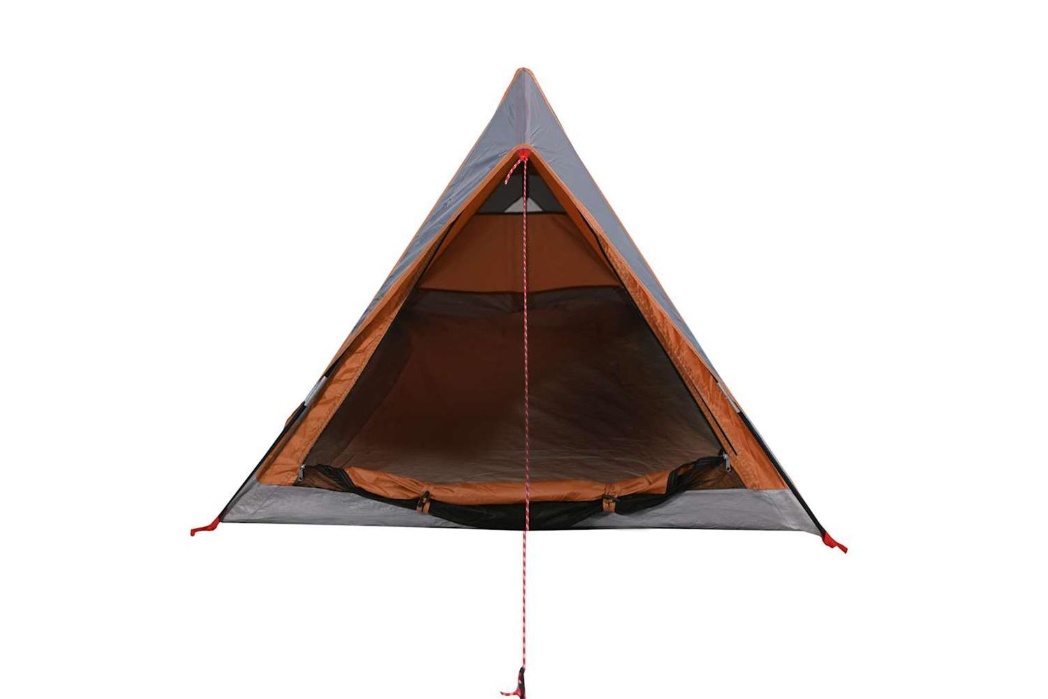 Vidaxl Camping Tent 2-person Grey And Orange Waterproof-5