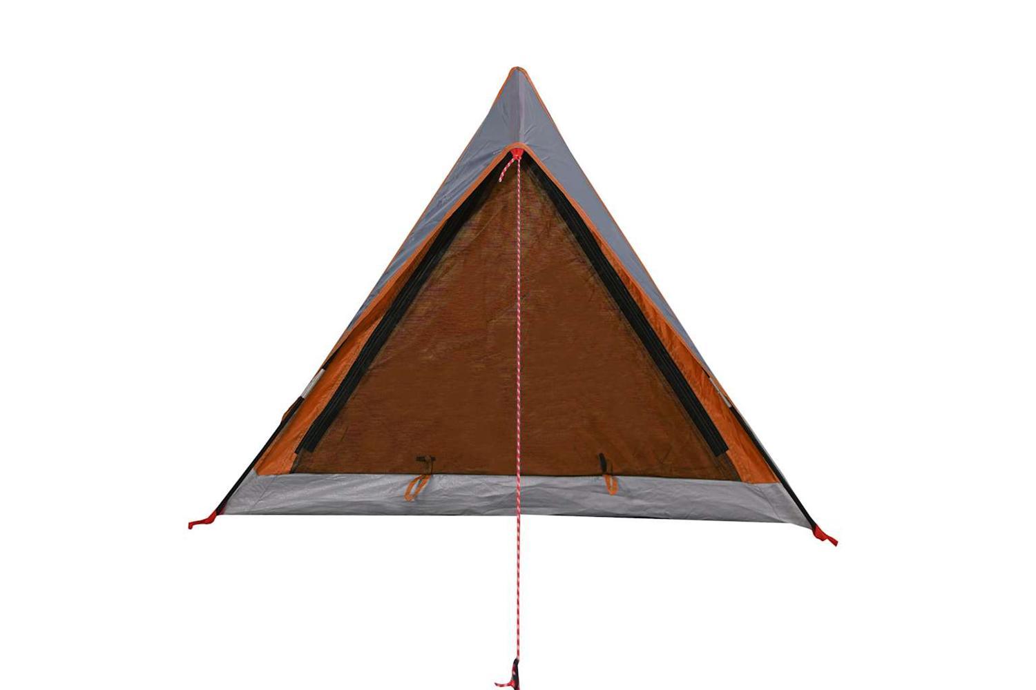 Vidaxl Camping Tent 2-person Grey And Orange Waterproof-6