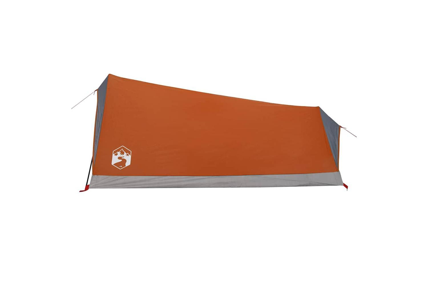 Vidaxl Camping Tent 2-person Grey And Orange Waterproof-7