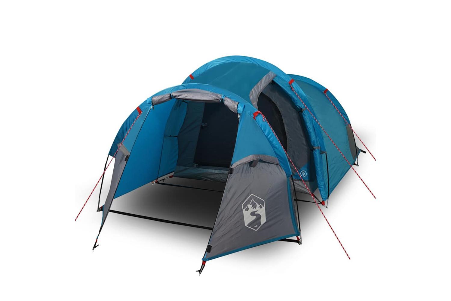 Vidaxl Camping Tent Tunnel 2-person Blue Waterproof-2