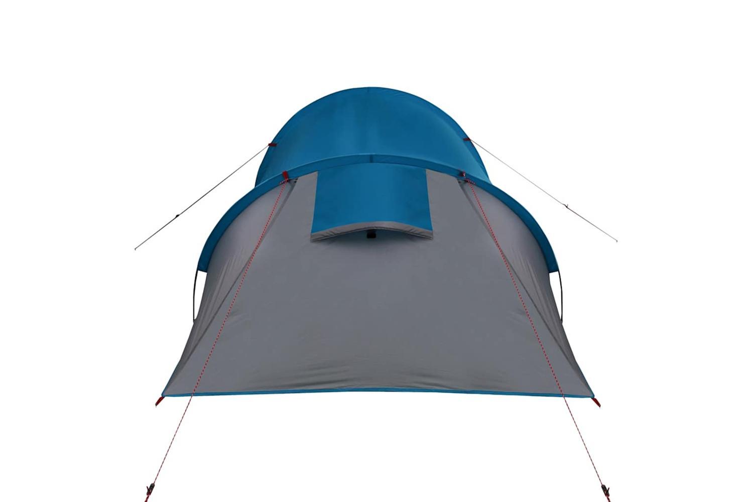 Vidaxl Camping Tent Tunnel 2-person Blue Waterproof-8