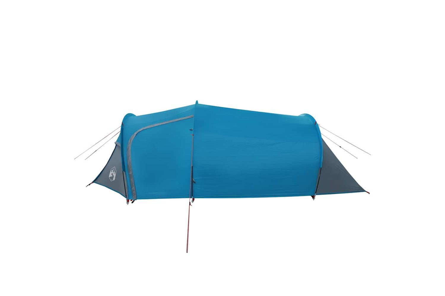 Vidaxl Camping Tent Tunnel 3-person Blue Waterproof-7