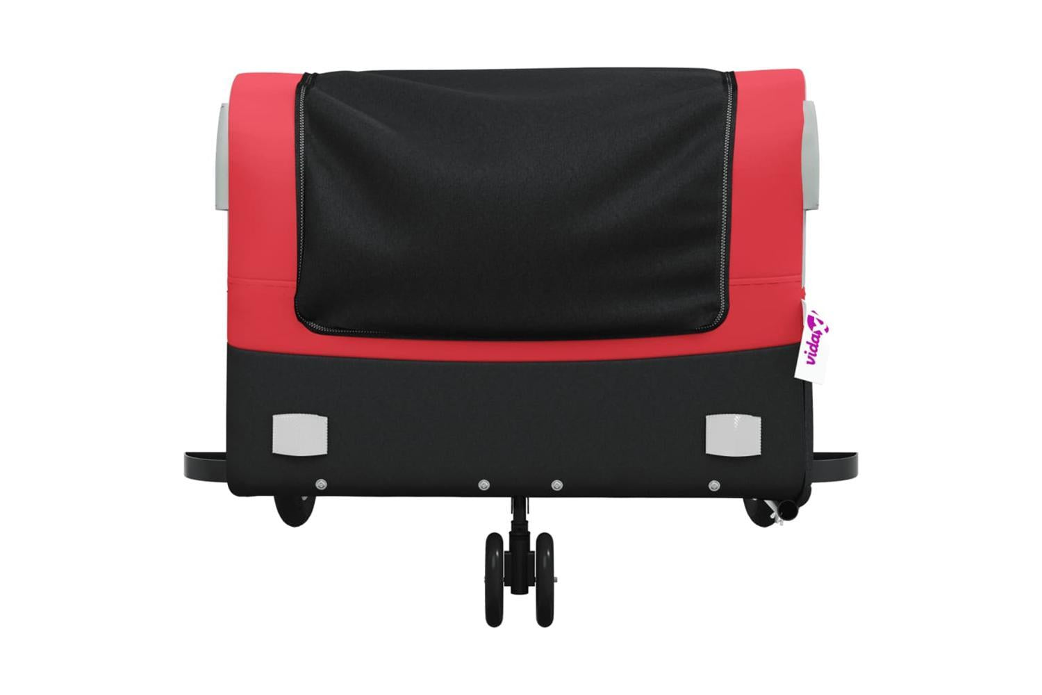 Vidaxl Bike Trailer Black And Red 45 Kg Iron-6