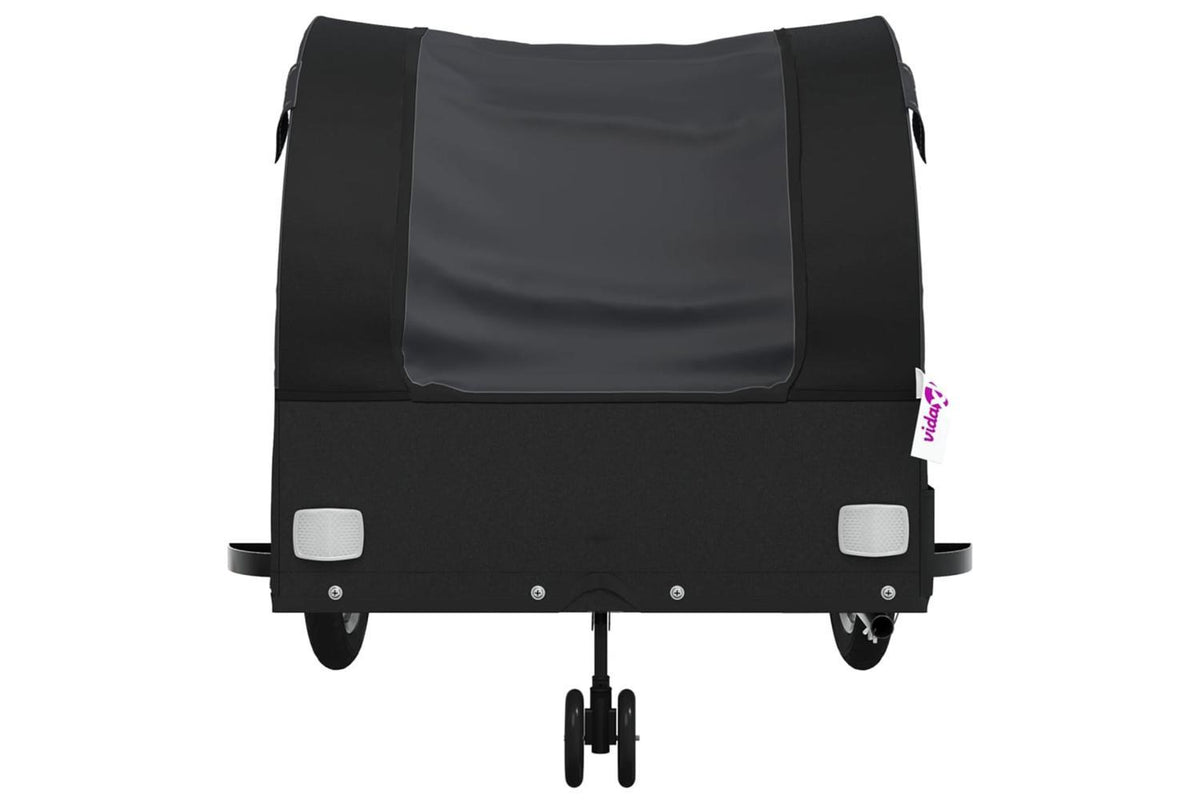 Vidaxl Bike Trailer Black 45 Kg Iron-6