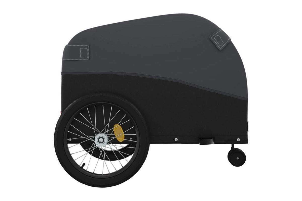 Vidaxl Bike Trailer Black 45 Kg Iron-7